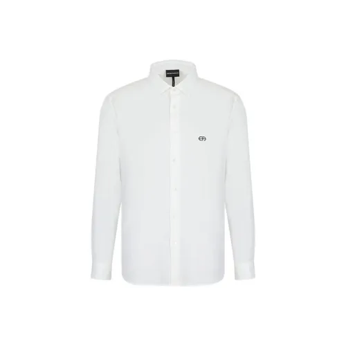 EMPORIO ARMANI SS22 Рубашка Мужская Белая