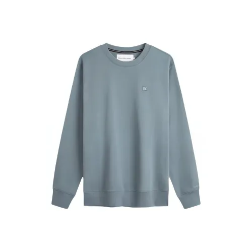 CALVIN KLEIN Толстовка Мужской Серый Зеленый