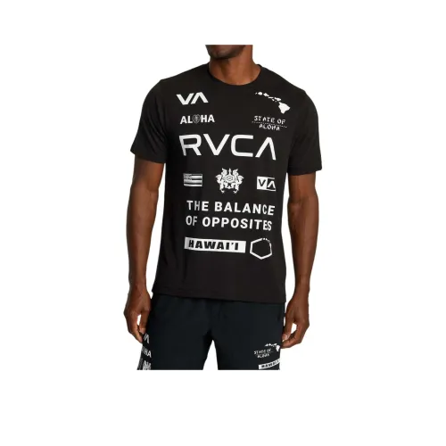 RVCA Мужская Черная T-Рубашка