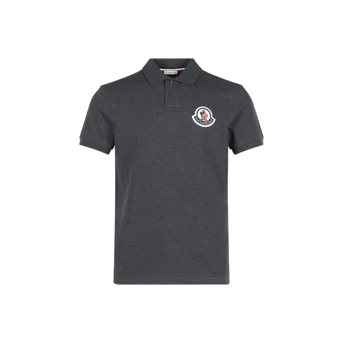 MONCLER Темно-серый Мужская Рубашка Поло