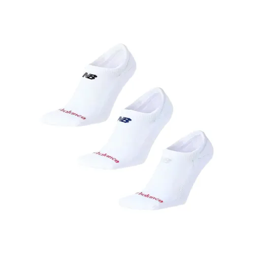 New Balance совместные 3 пачки белые WT мужские носки