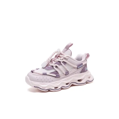 Binary Износостойкий Дышащий Легкий Амортизация Низкий Топ Casual Лотосовый корень Пудра Фиолетовый Детский