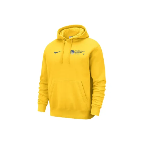 Nike x NBA Golden State Warriors Club Толстовка Мужской Желтый
