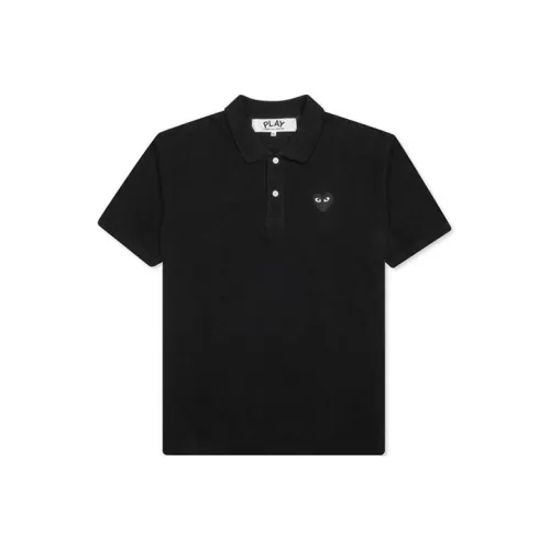 CDG Play Поло Мужское Черное