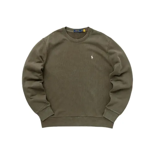 Polo Ralph Lauren Оливково-зеленый Мужской Свитшот