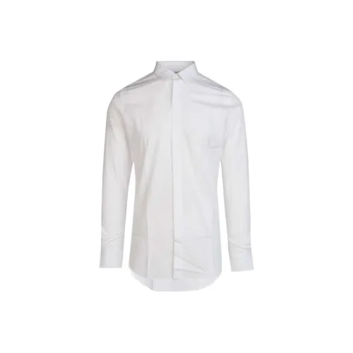 SAINT LAURENT FW21 Рубашка Мужская Белая