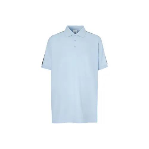 Burberry Light Blue Men's Polo Burberry Светло-голубой Мужская Поло