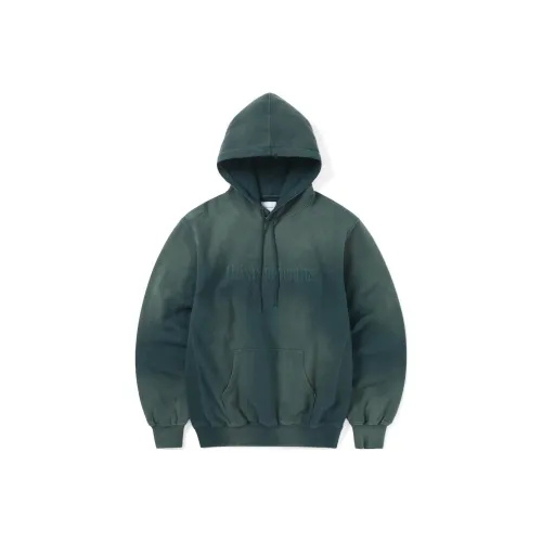 Thisisneverthat SS24 Выцветший Вышивка Толстовка Свитшот Унисекс Индиго