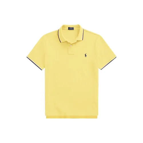 Polo Ralph Lauren Желтая Мужская Рубашка Polo