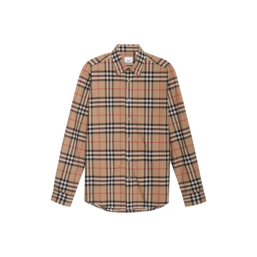 Burberry Khaki Мужские Рубашки