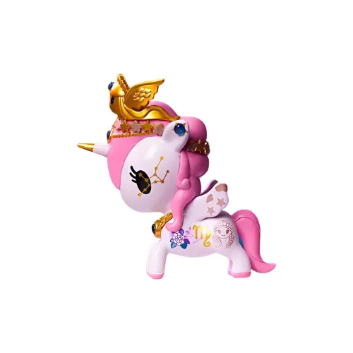 tokidoki Unicorns Twelve Коллекция созвездий Дева Virgo Прозрачный Слепой Бокс на Карточке 7 см