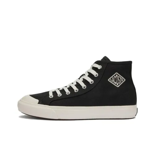 LACOSTE Backcourt High Топ Скейтборд Кроссовки Мужские Белый Черный
