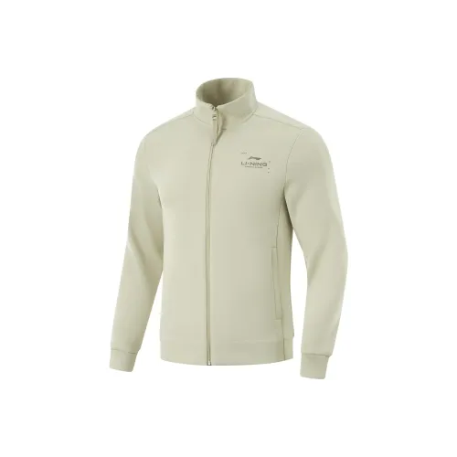 LINING Fitness Series Толстовка Мужская Фарфоровый Бежевый