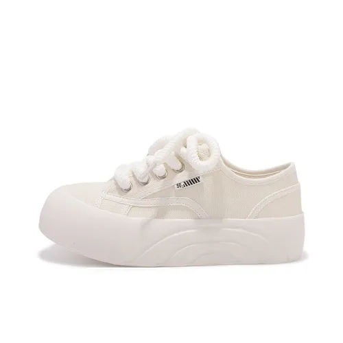 Miss Zhang Низкий Топ Кеды Женские Бежевые