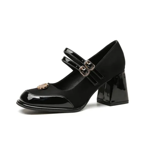 Zomila Грубый каблук Туфли Мэри Джейн Женские