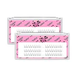 [Два Коробки] Традиционный китайский стиль Имитация Веер с Нижними Кистями для Туши с 24 Кластерами