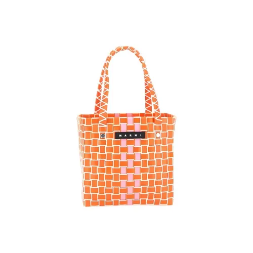 MARNI Полипропиленовая PP Сумка с одним плечевым ремнем детская оранжевая