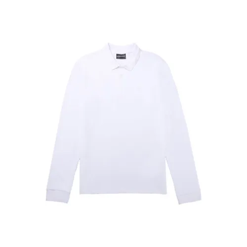 EMPORIO ARMANI Белая Мужская Рубашка Поло