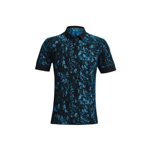 Under Armour Curry Collection Мужское Поло Синего цвета