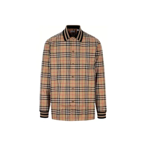 Burberry Рубашка Мужская Светлый Умбра