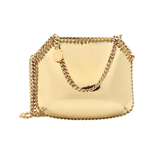 Stella McCartney Falabella Полиуретан Портативная Сумка через плечо Сумка на плечо Женская Золотая
