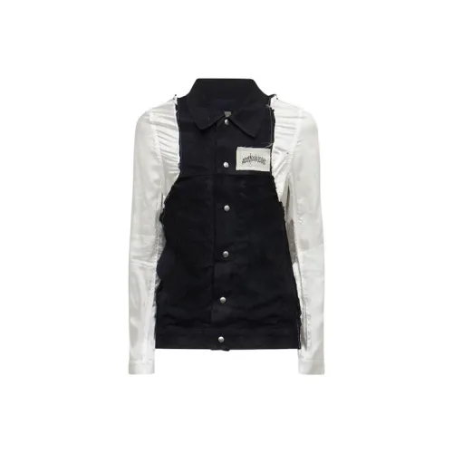 RICK OWENS совместная линия Мужские рубашки черного цвета