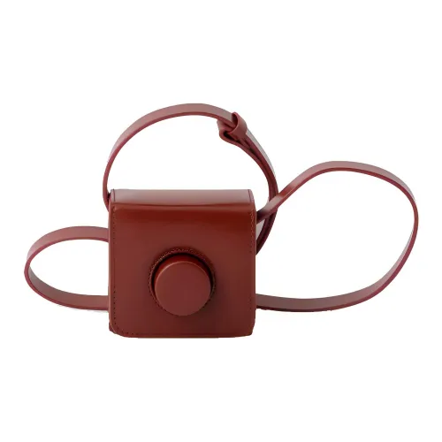 Lemaire Кожа Camera Сумка Сумка через плечо Мини Унисекс Коньячный Коричневый