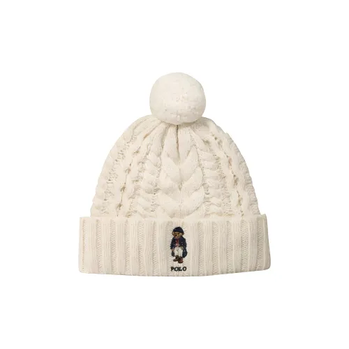 Polo Ralph Lauren Merino Wool Beanies Women's Beige