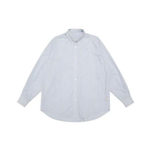 URBAN STANDARD Синие и белые полоски Мужская рубашка