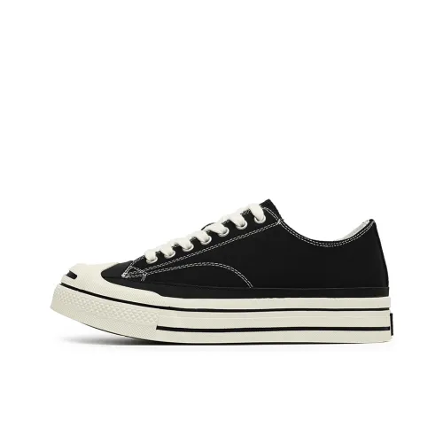 PAVEA Low-Top Canvas Shoes Мужские Черные