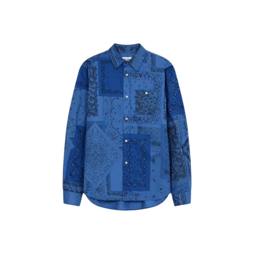 KENZO Мужские Синие Рубашки