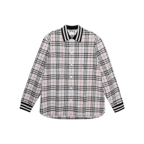 Burberry SS22 Длинный рукав рубашка мужская светло-синий 80501321