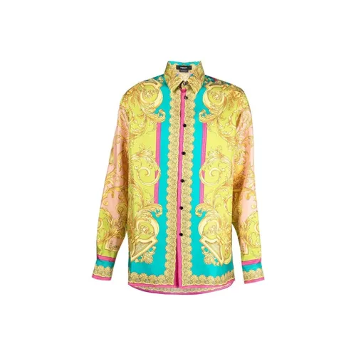 VERSACE Желтые Мужские Рубашки