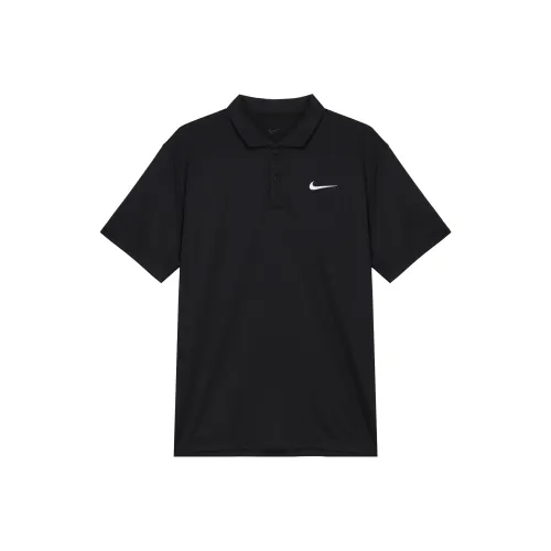 Nike Dri Fit Мужская Поло Черная