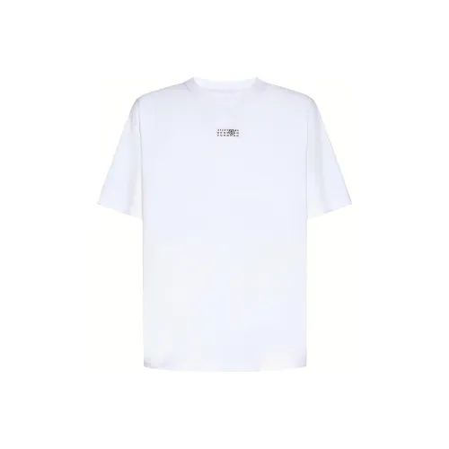 MM6 Maison Margiela совместная брендированная рубашка T унисекс белая