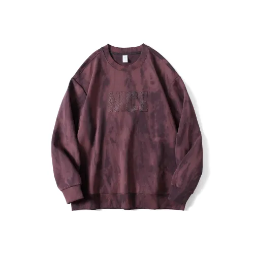 ZANSHI Фиолетовый Унисекс Свитшоты