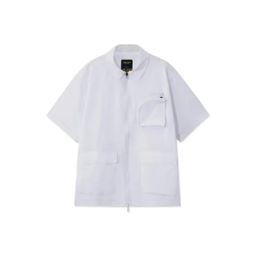 LINING x Chinatown Market Sports Fashion Collection Рубашка Мужская Стандартная Белая
