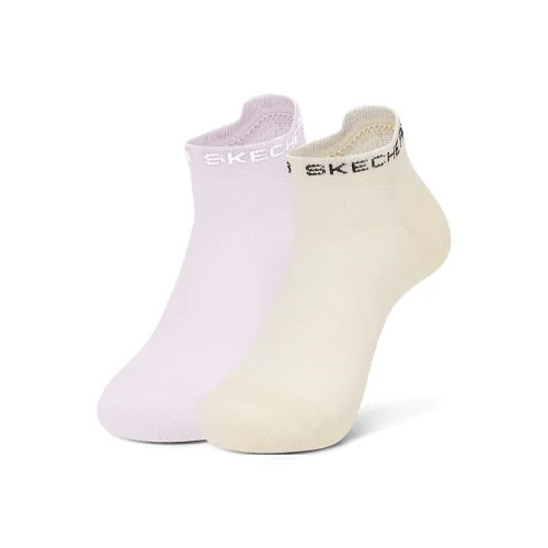 Skechers Comfort Sports Series 2 шт Туманно-фиолетовый/Dune Желтый/05QU Женские носки