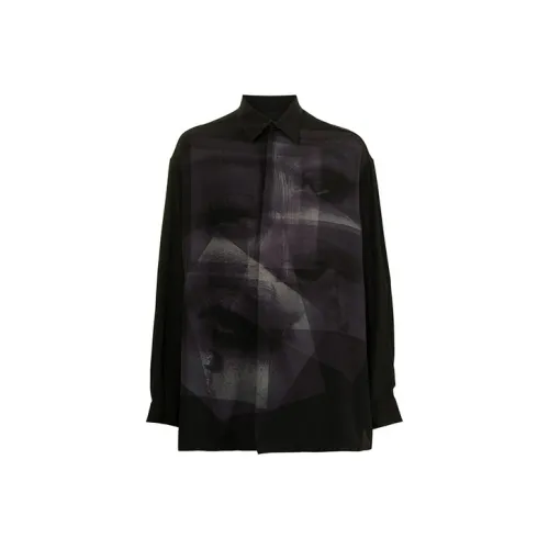 Yohji Yamamoto Мужские Черные Рубашки