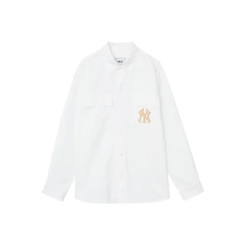 MLB Base Logo New York Yankees Рубашка Унисекс Белый