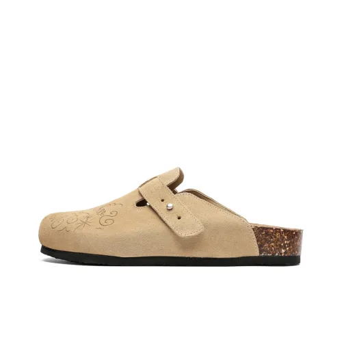 XIAOTOULANG Противоскользящие домашние тапочки для мужчин Dune