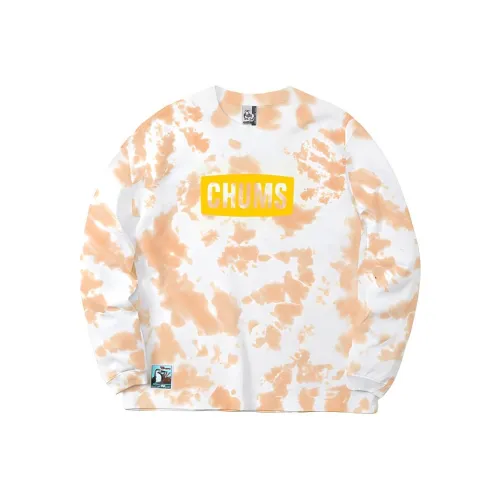 CHUMS T-Shirt Унисекс Оранжевый Tie Dye