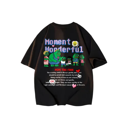 Pepe the Frog Короткий рукав T-рубашки Унисекс