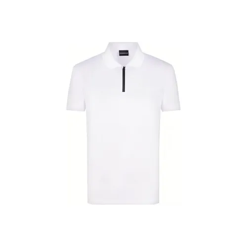 EMPORIO ARMANI Белая Мужская Рубашка Поло