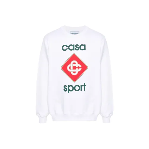 CASABLANCA SS24 Свитшот Унисекс Белый