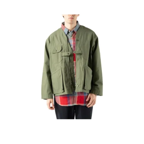 Куртки и пальто для мужчин зеленые совместный проект Engineered Garments