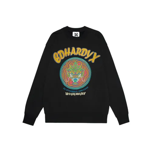 ED HARDY X Черный Унисекс Свитшоты
