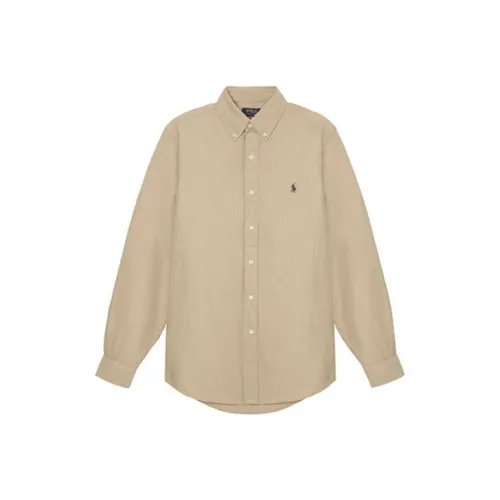 Polo Ralph Lauren Хаки Мужские Рубашки