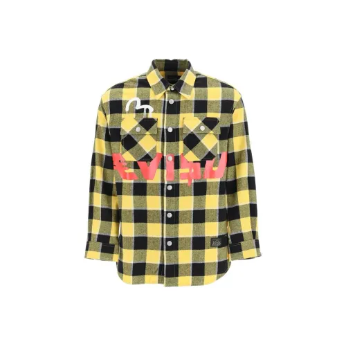 EVISU Желтые Мужские Рубашки