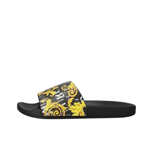 VERSACE JEANS COUTURE Слипоны Мужские Черные